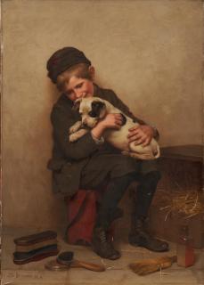 John George Brown - The Shoe-Shine Boy