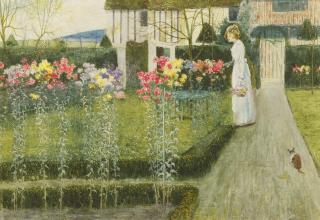 John George Sowerby - Chrysanthemums