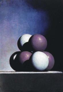 John Gibson - Pile of Magenta and White Balls