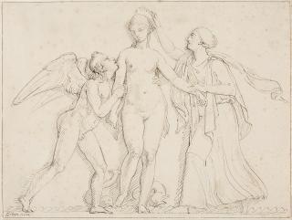 John Gibson - Vorbereitung der Psyche für die Vermählung mit Amor.