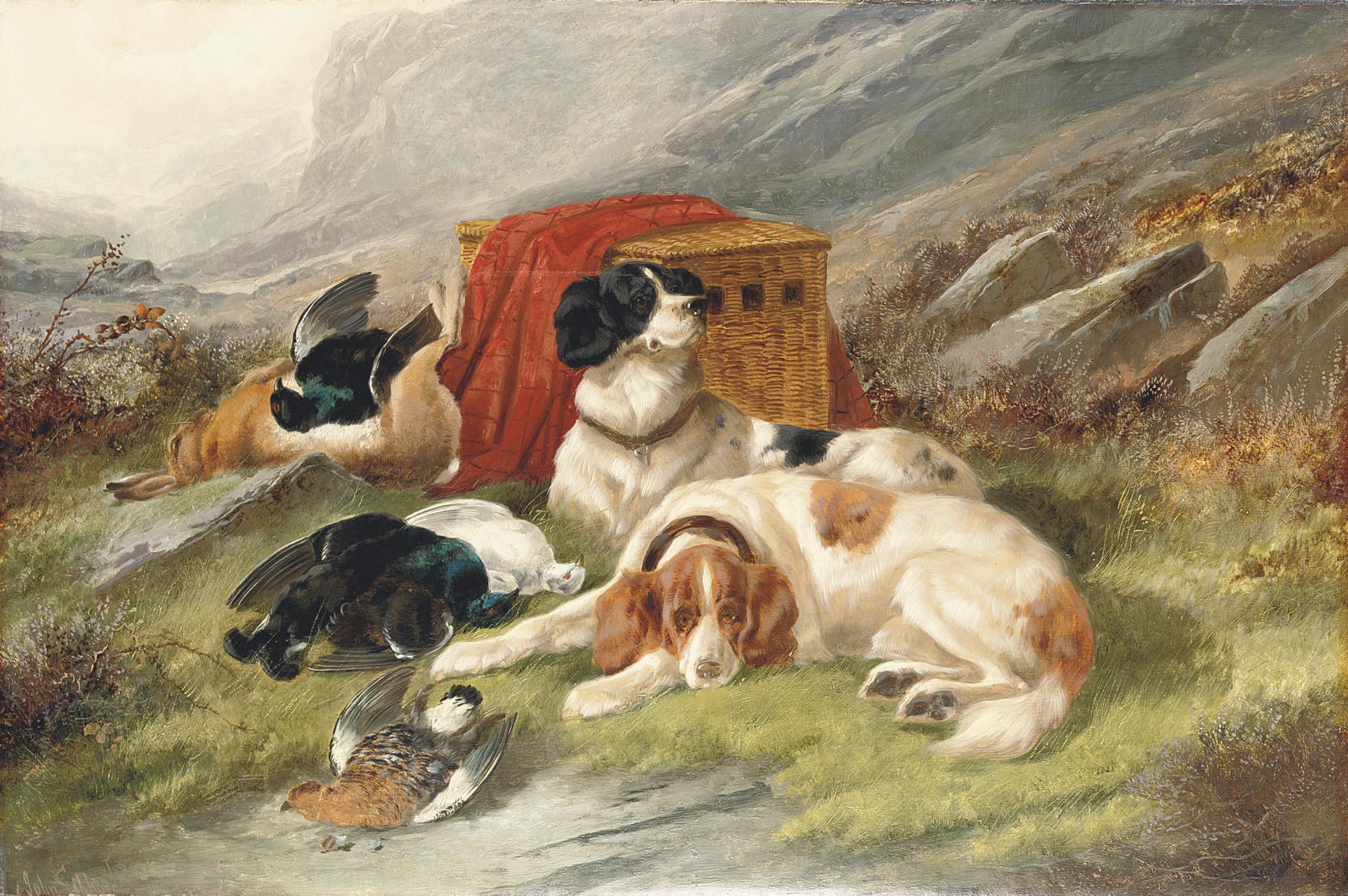 John Gifford - Guarding the day\'s bag