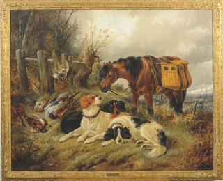 John Gifford - Resting after the hunt