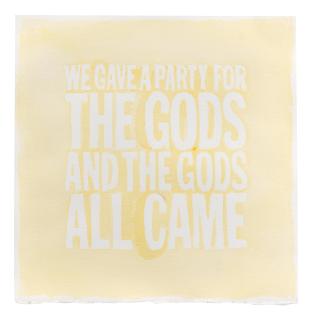 John Giorno - WE GAVE A PARTY FOR THE GODS AND THE GODS ALL CAME