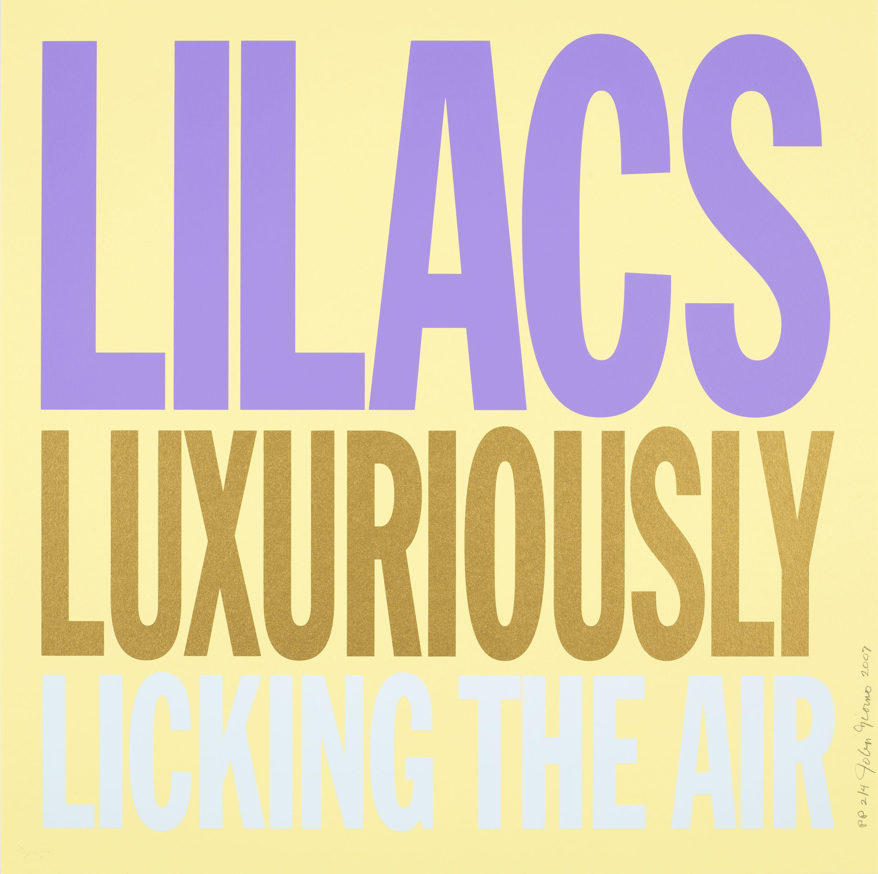 John Giorno - Welcoming the Flowers (18 works)