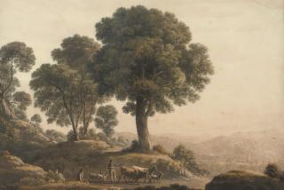 John Glover, O.W.S. - Turin from the Alps