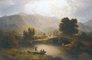 John Glover - A View Of Keswick, In The Lake District,  Cumberland