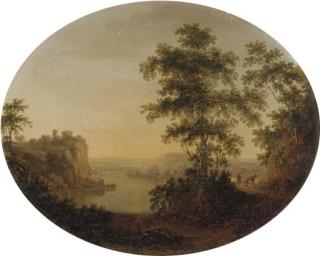 John Glover - A view of the Italian campagna