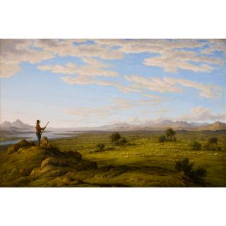 John Glover - British moulting Lagoon And Great Oyster Bay, From Pine Hill