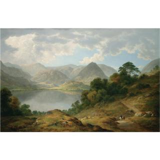 John Glover - View Of Grasmere, In The Lake District