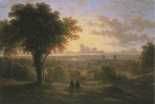 John Glover - View of London from Greenwich