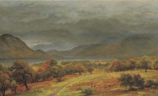 John Glover - View of Place Fell And Hellvellyn, Ullswater, From Gowbarrow Park