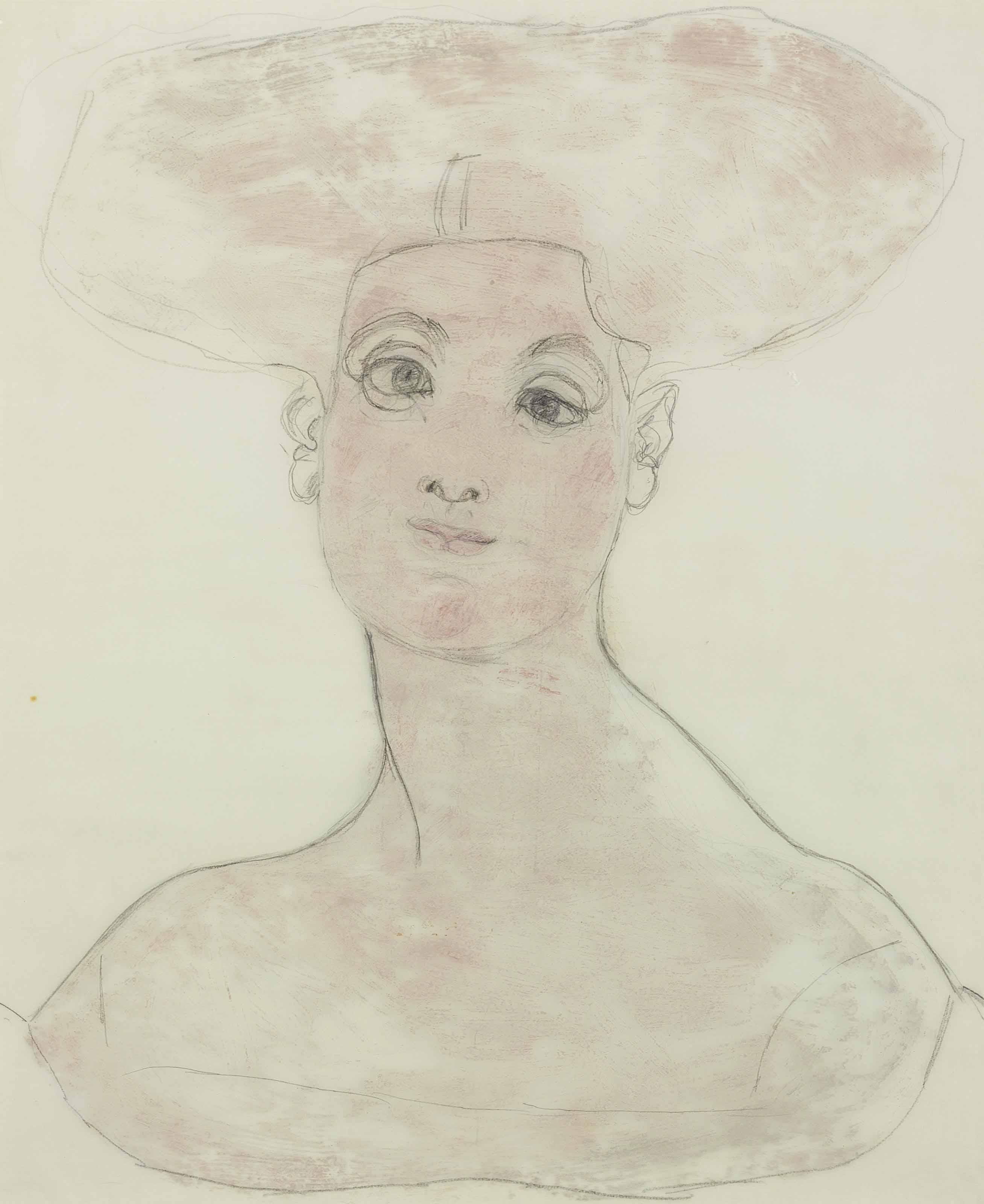 John Graham - Woman with Billowing Hair