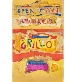 John Grillo - Untitled (An Exhibition Poster)