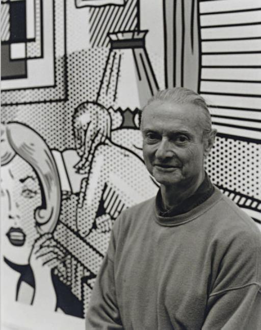 John Gruen - Portrait of Roy Lichtenstein; and two companion photographs