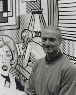 John Gruen - Portrait of Roy Lichtenstein; and two companion photographs