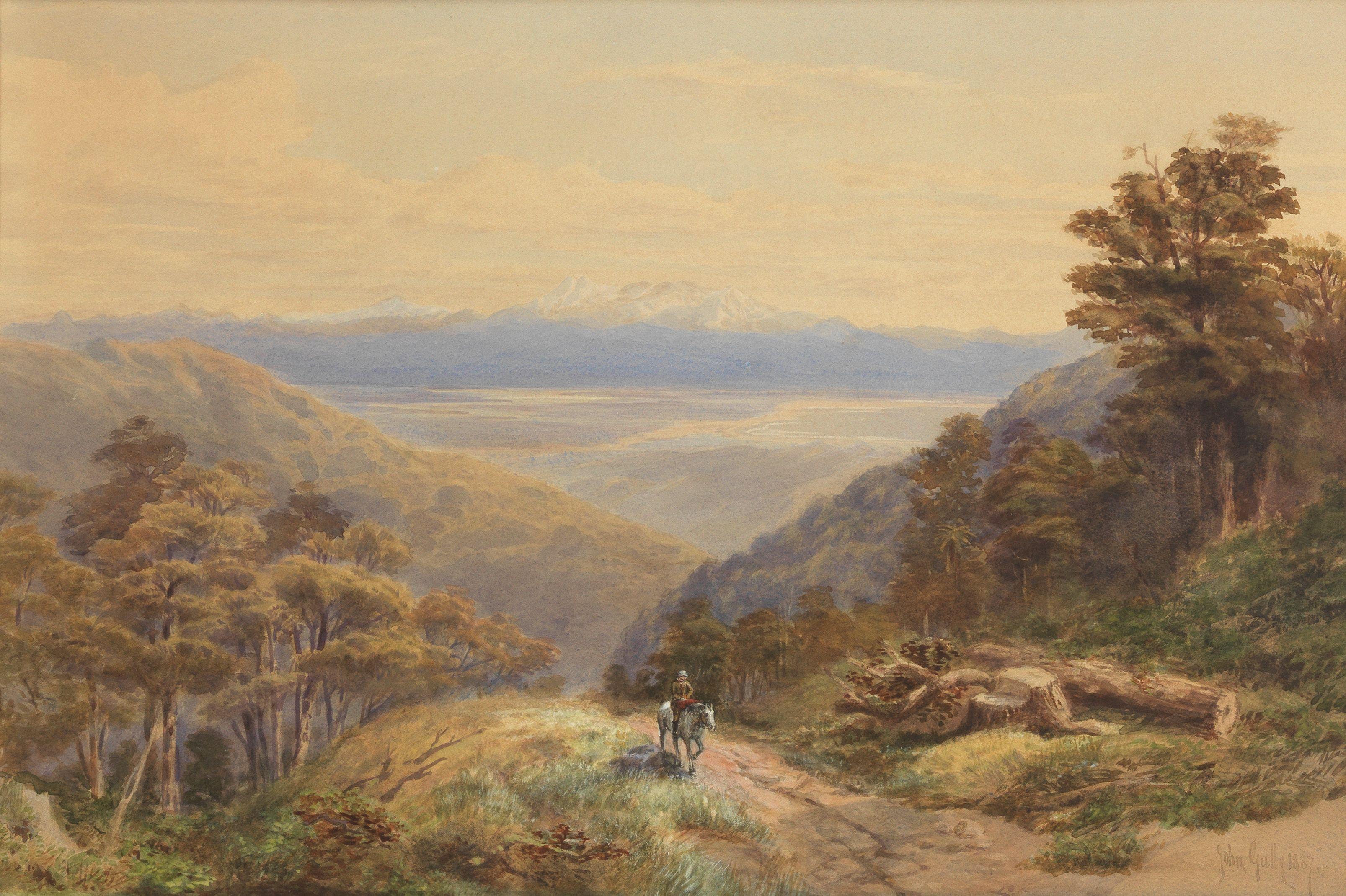 John Gully - Tasman Bay looking towards Mount Arthur Range, New Zealand