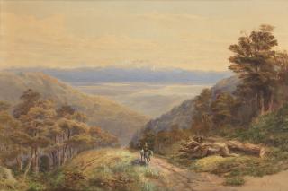 John Gully - Tasman Bay looking towards Mount Arthur Range, New Zealand
