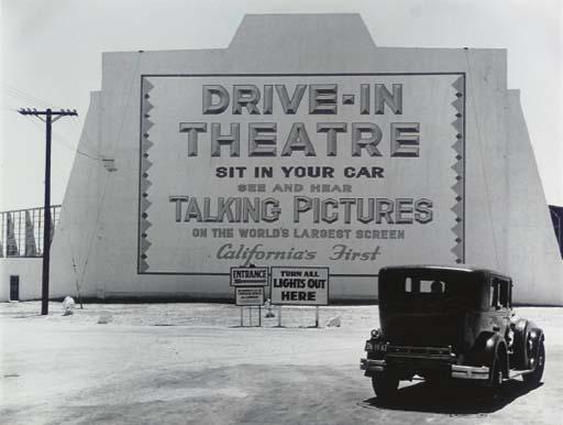 John Gutmann - First Drive-in Theatre, Los Angeles, 1935