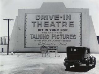 John Gutmann - First Drive-in Theatre, Los Angeles, 1935