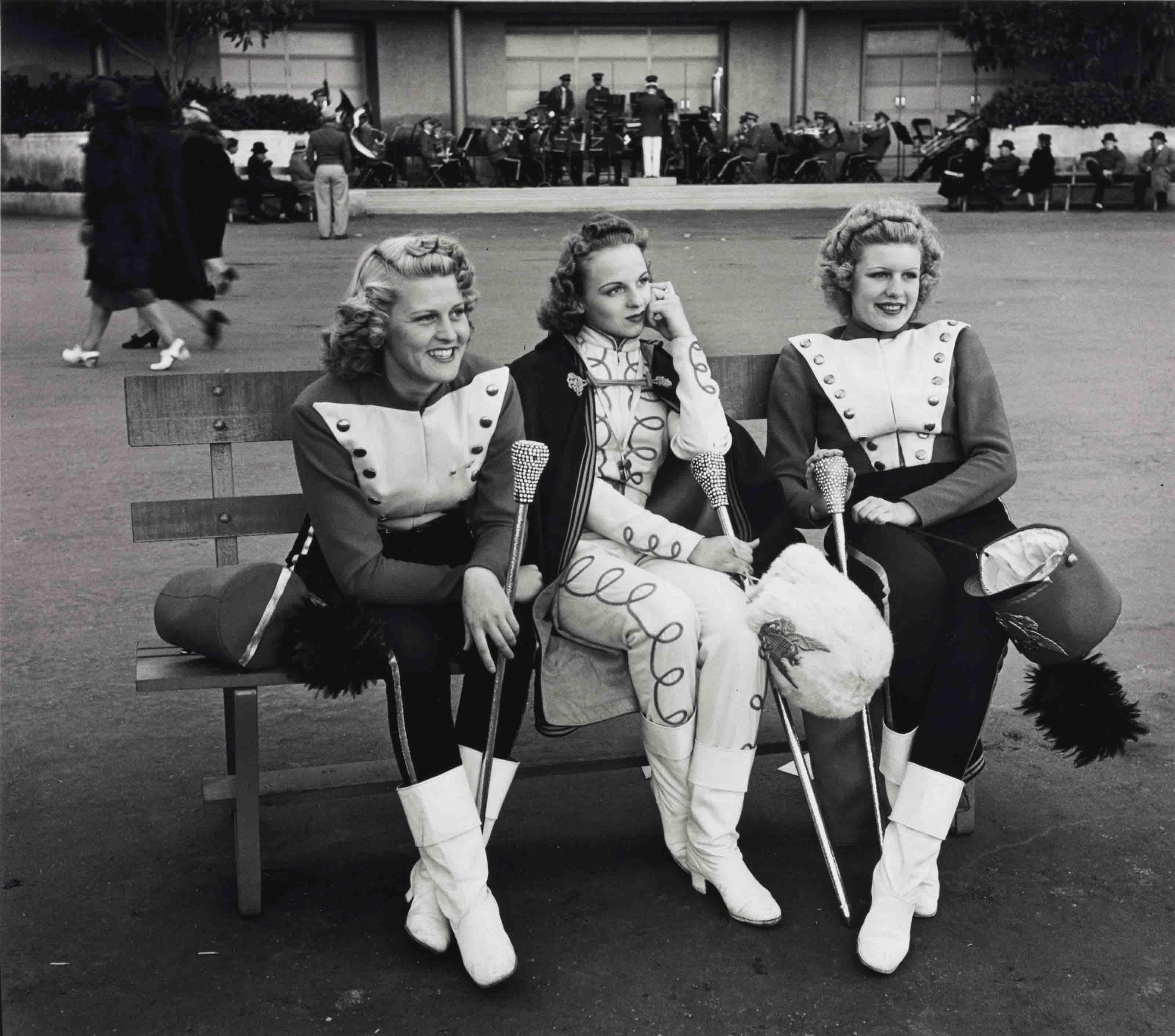 John Gutmann - Three Majorettes, 1939