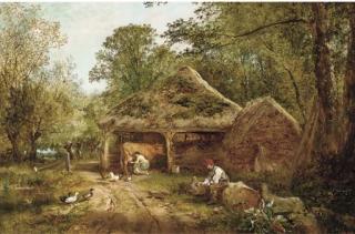 John H. Dell - Milking time