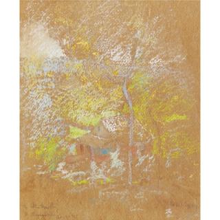 John H. Twachtman - Julian Alden Weir\'S Cottage, Branchville, Connecticut