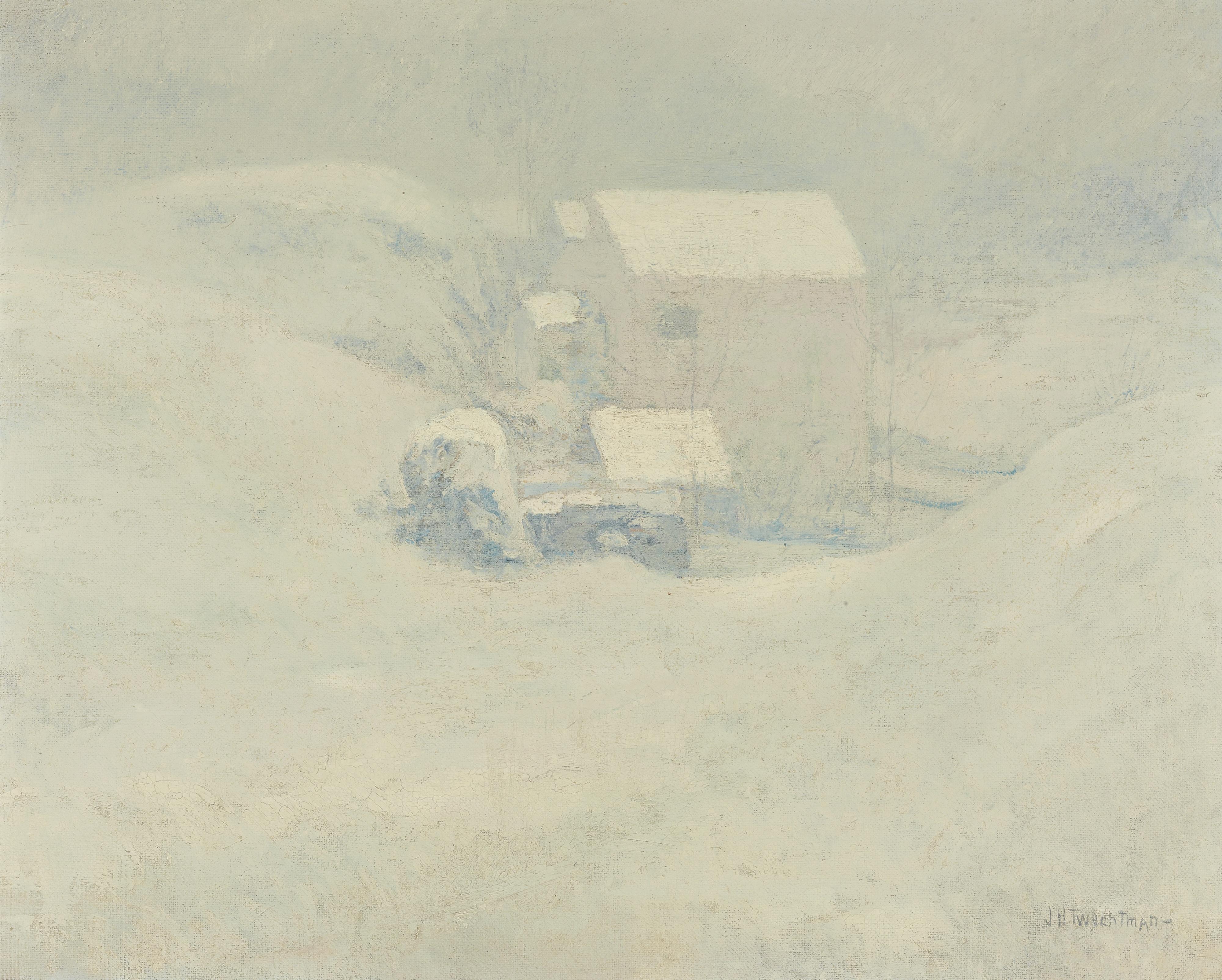 John H. Twachtman - Snow