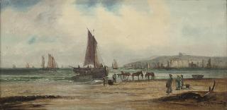 John H. Wilson, R.S.A. - Unloading the catch