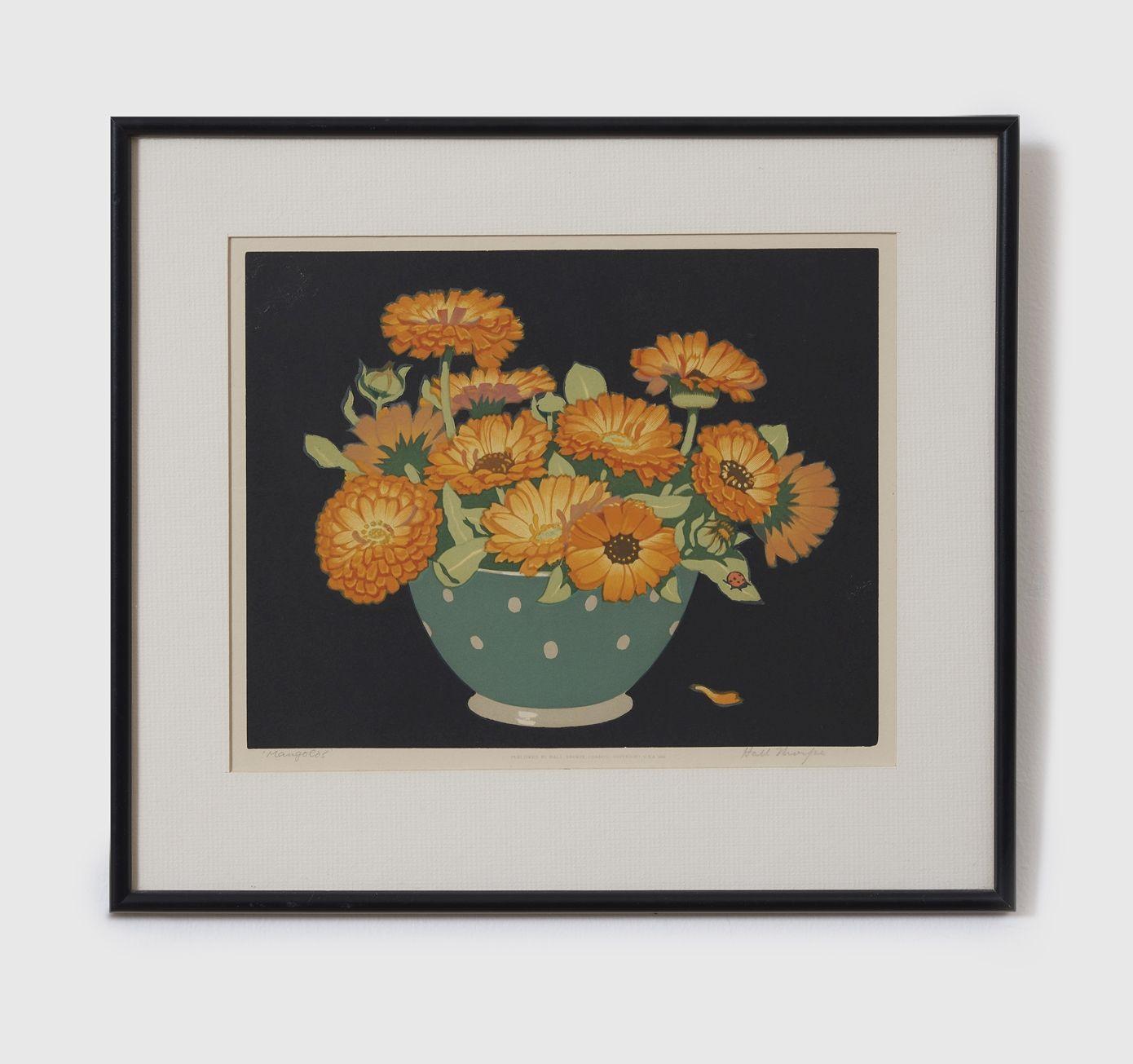 John Hall Thorpe - Marigolds, c.1922