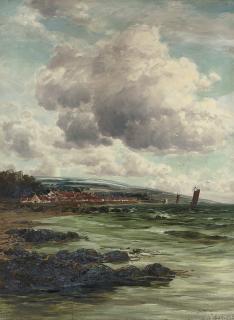 John Hamilton Glass, A.R.S.A - On the east coast at Dysart