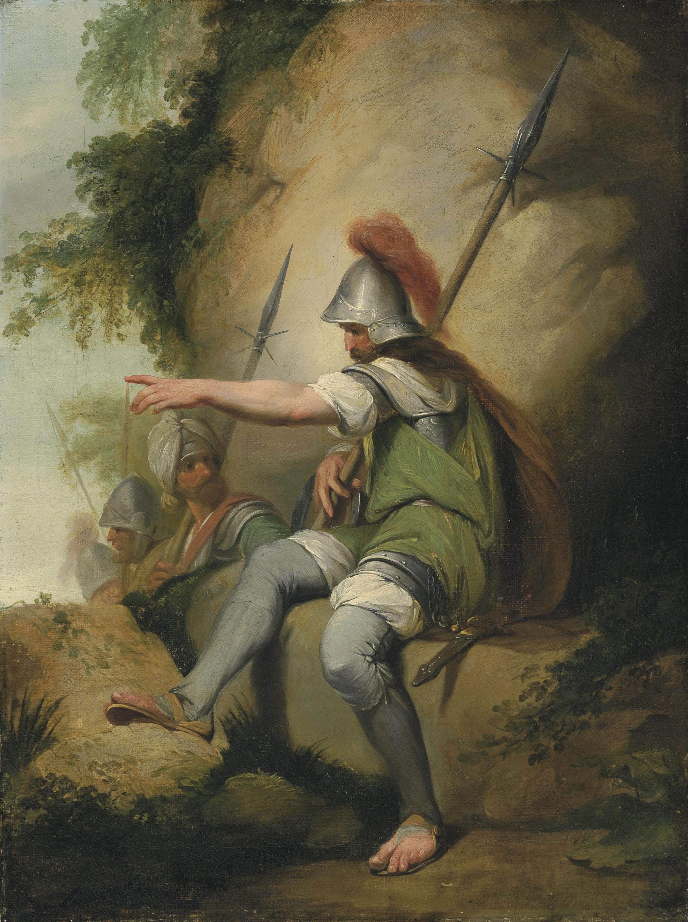 John Hamilton Mortimer, A.R.A. - A Bandit taking up his post