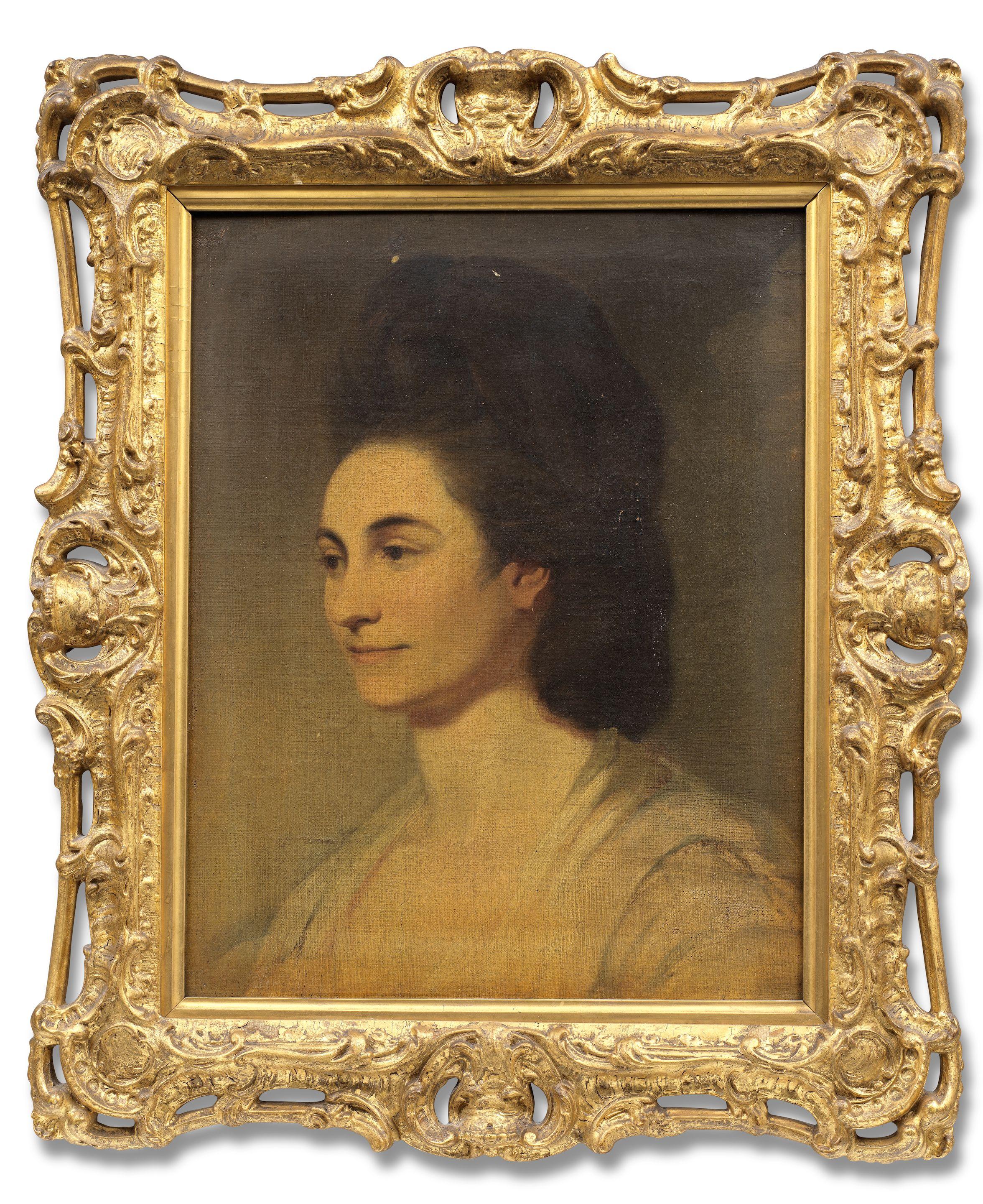 John Hamilton Mortimer - Portrait of a lady, said to be Dame Jane Pigott