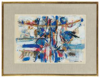 John Harrison Levee - Untitled; and a companion work Horizontal Composition 7