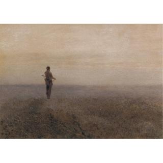 John Hassall - Indian Girl On A Rock; Indian Hunter At Sunset