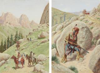 John Hauser - In The Bigfoot Canyon And In Ambush: A Pair Of Works