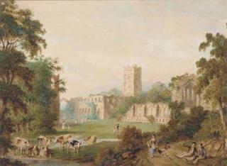 John Heaviside Clark - Fountains Abbey, Yorkshire