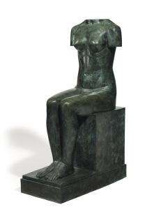 John Henry Bradley Storrs - Torso, Seated Woman