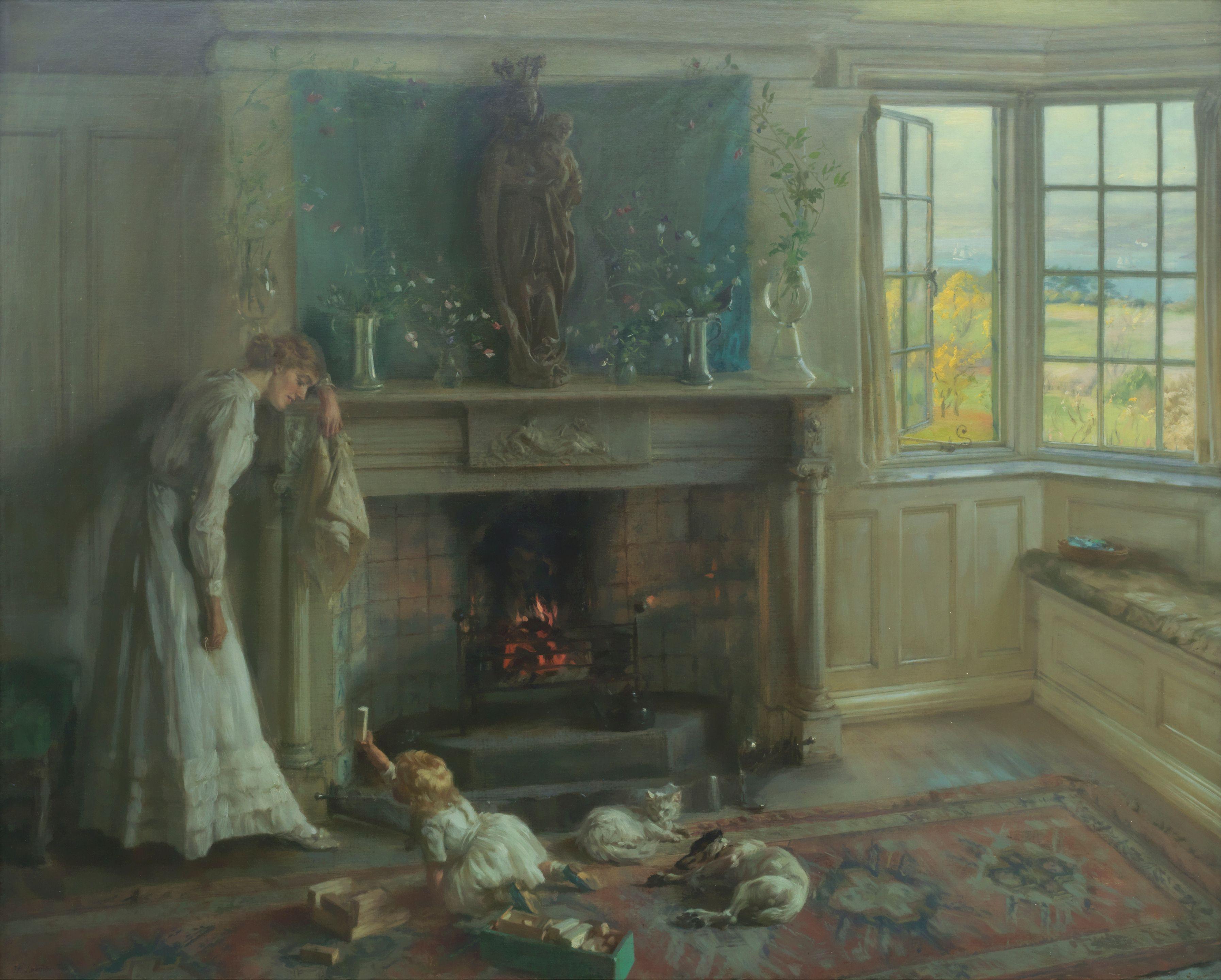 John Henry Lorimer, RSA RSW RWS RP - The House-builder