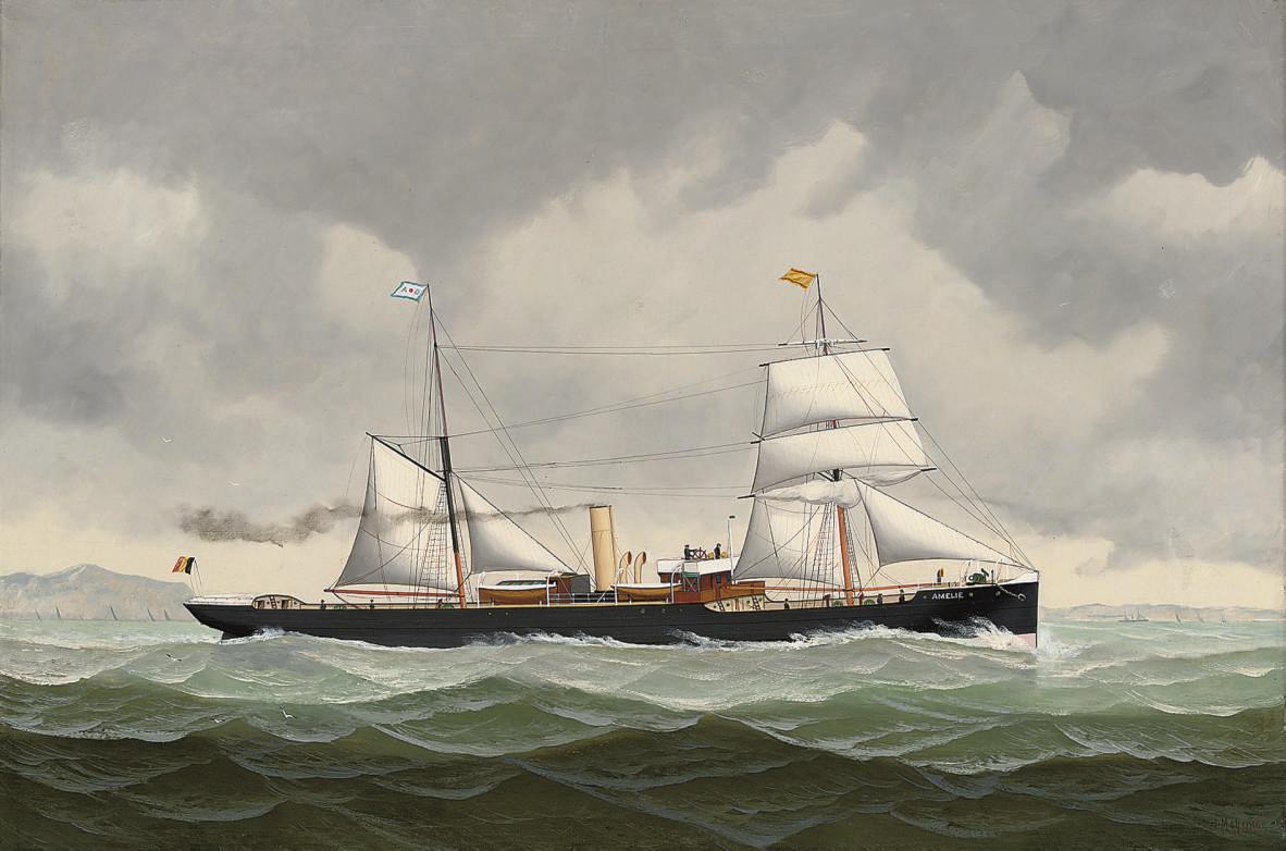 John Henry Mohrmann - The Belgian steamer Amélie bound for Spain