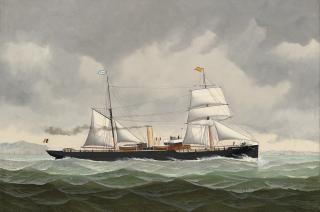 John Henry Mohrmann - The Belgian steamer Amélie bound for Spain