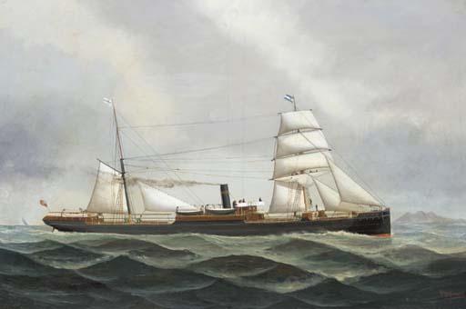 John Henry Mohrmann - The British-registered steamer Anglo-Indian outward bound for Argentina