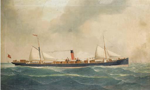 John Henry Mohrmann - The British steamer Aldgate in the Channel
