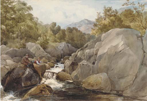 John Henry Mole, R.I. - On The Llugwy, North Wales