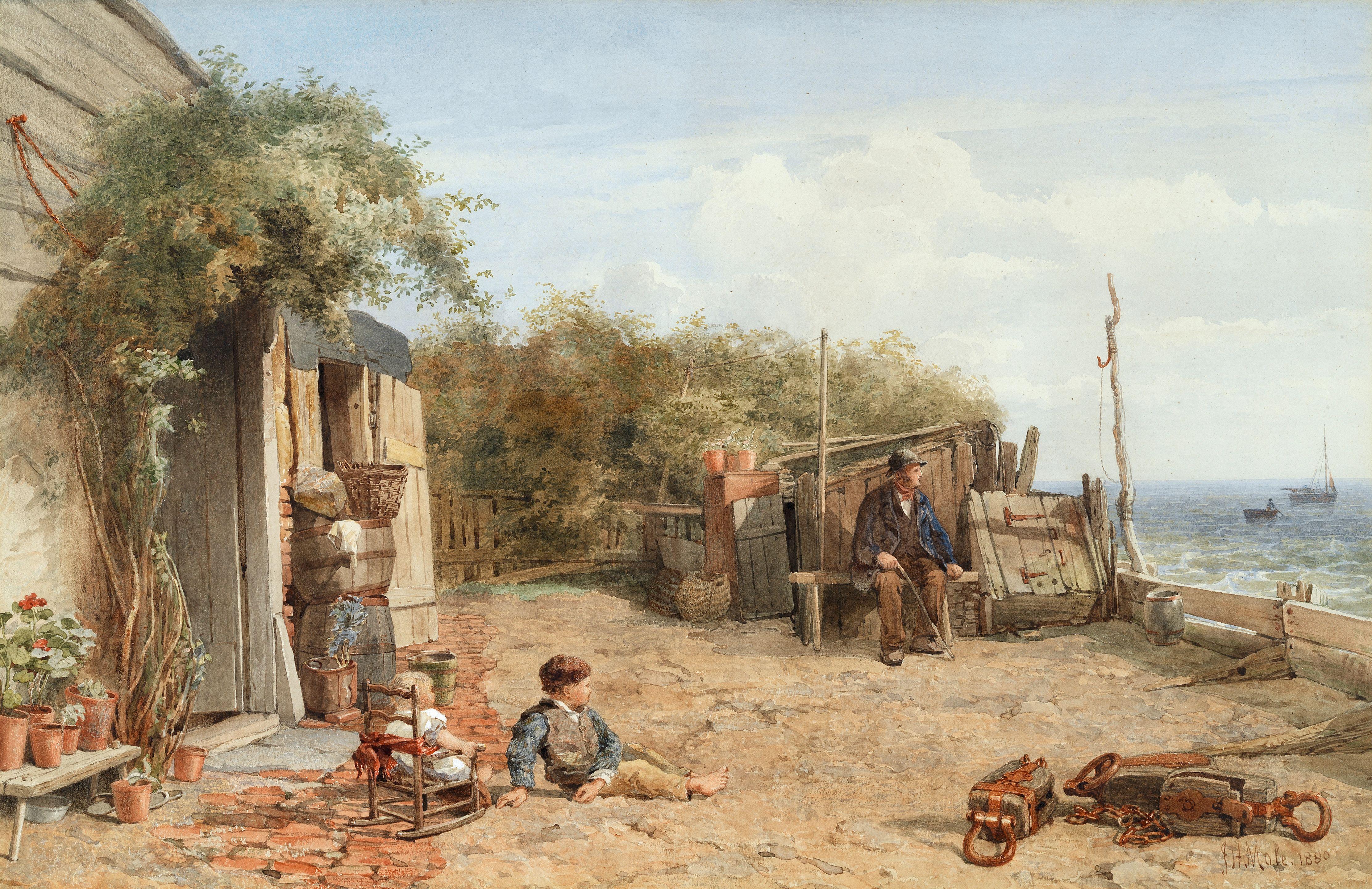 John Henry Mole - The Old Fisherman\'S Cottage