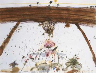 John Henry Olsen - Landscape with Echidna