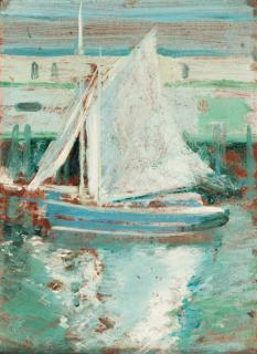 John Henry Twachtman - Gloucester Scene