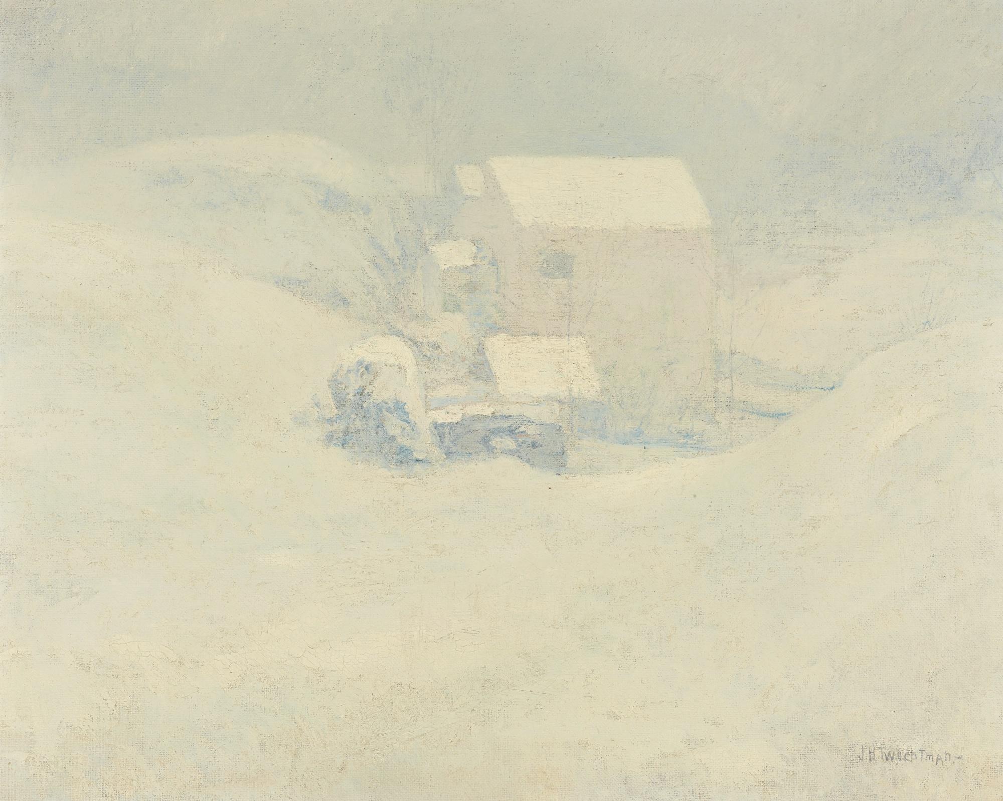 John Henry Twachtman - Snow