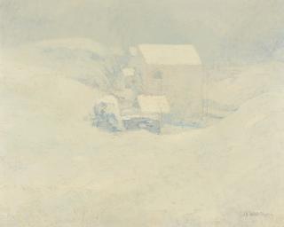 John Henry Twachtman - Snow