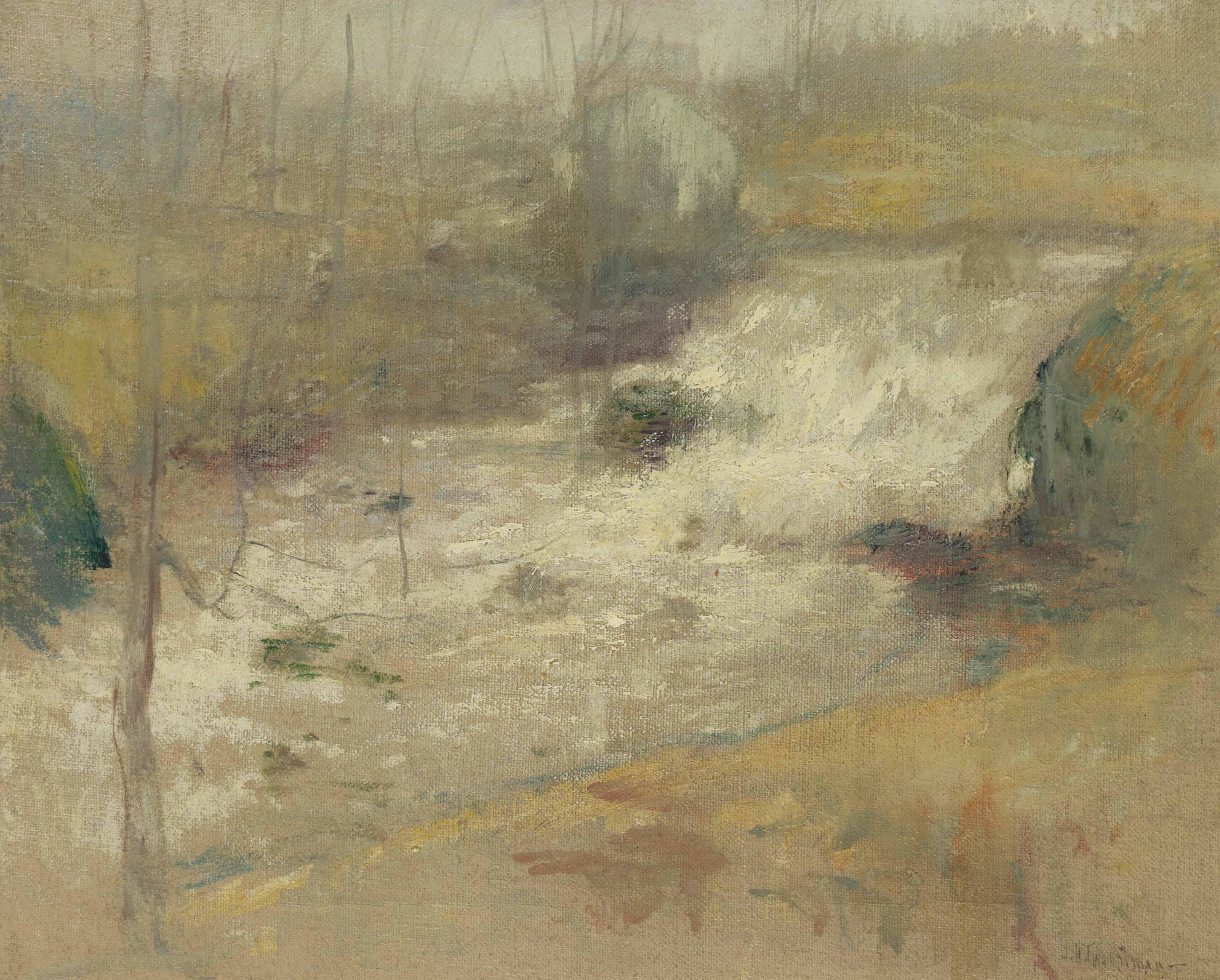 John Henry Twachtman - Spring Freshet