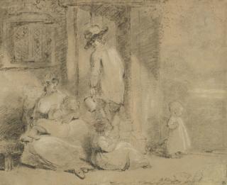 John Hoppner R.A. - A family home